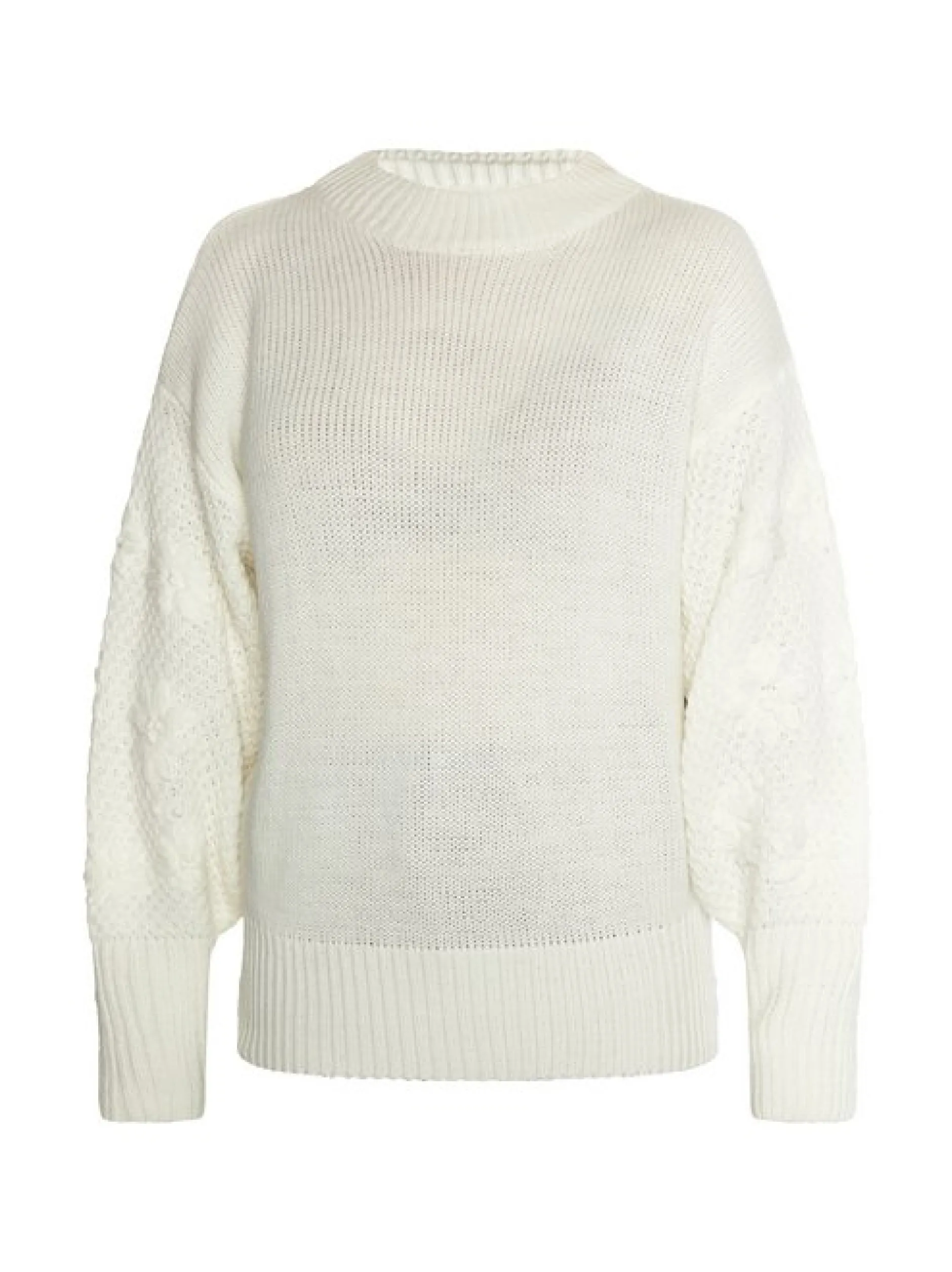 Usha Damen Strickpullover in weiß