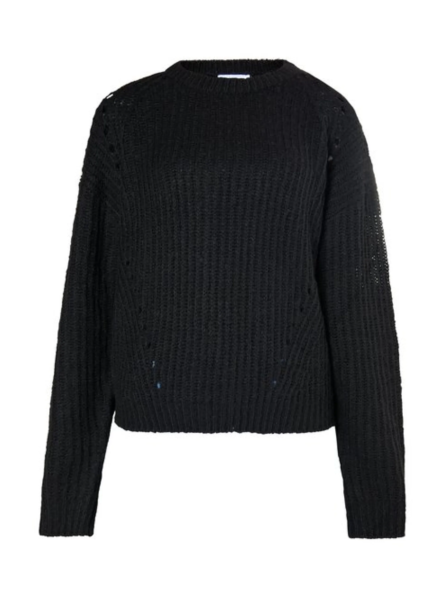 Usha Damen Strickpullover in schwarz