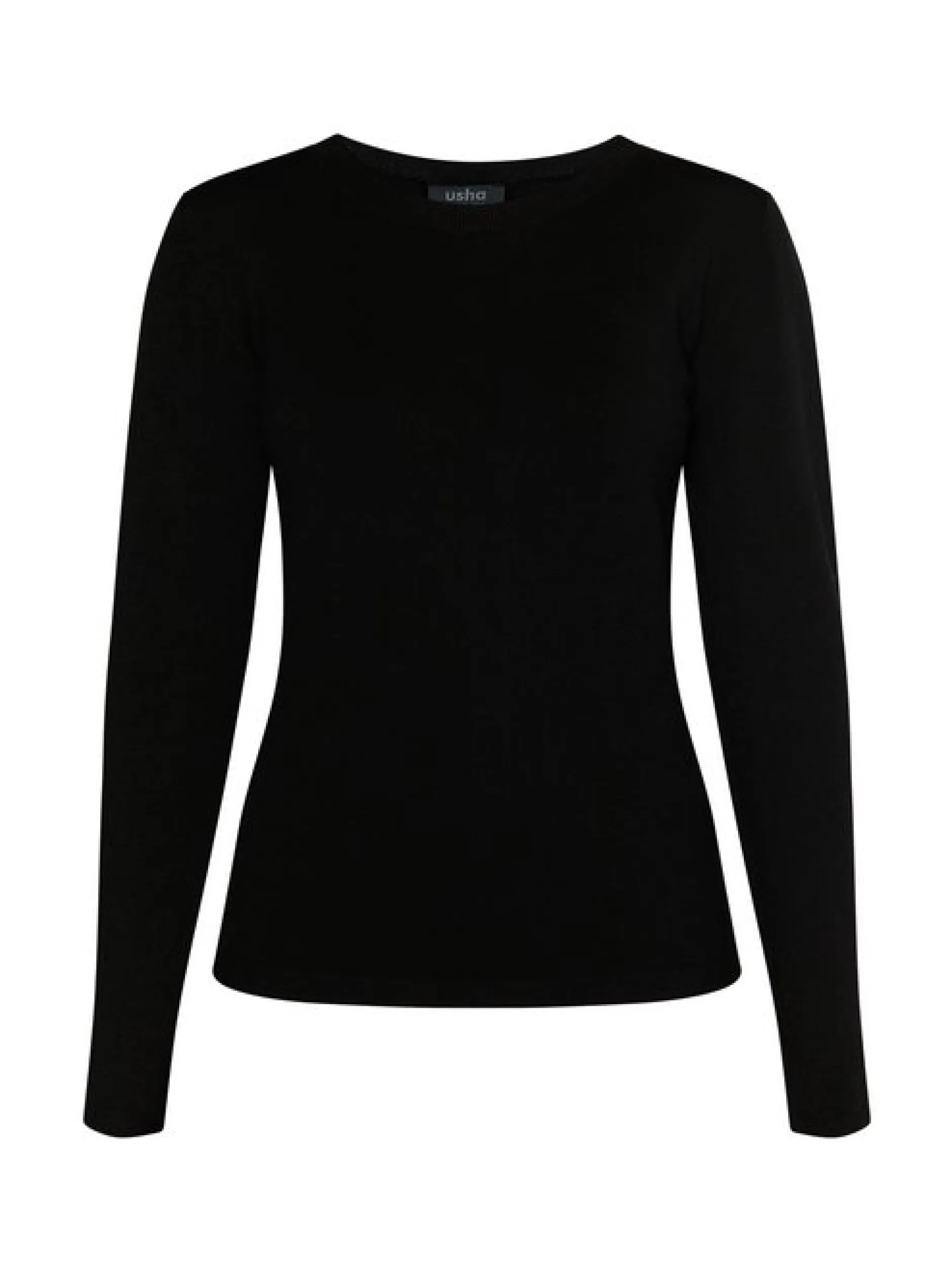Usha Damen Strickpullover in schwarz