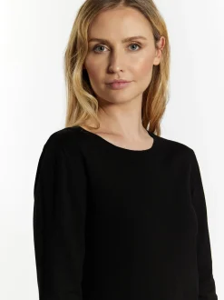 Usha Damen Strickpullover in schwarz