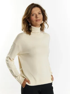 Usha Damen Strickpullover in ecru