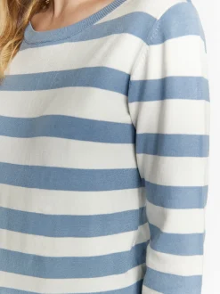 Usha Damen Strickpullover in denim
