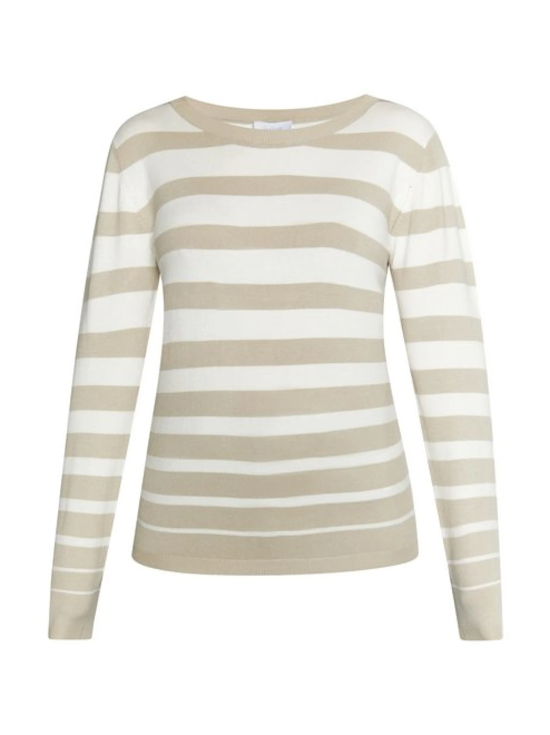 Usha Damen Strickpullover in weiß - Ausschnitt: Rundhals