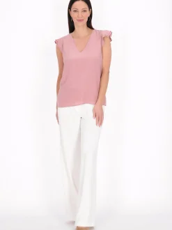 Usha Damen Top in rosenholz