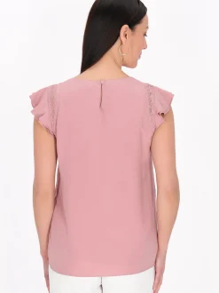 Usha Damen Top in rosenholz