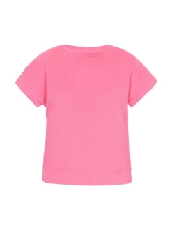 Usha Damen T-Shirt in pink - Ausschnitt: Rundhals