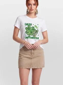 Usha Damen T-Shirt in weiß