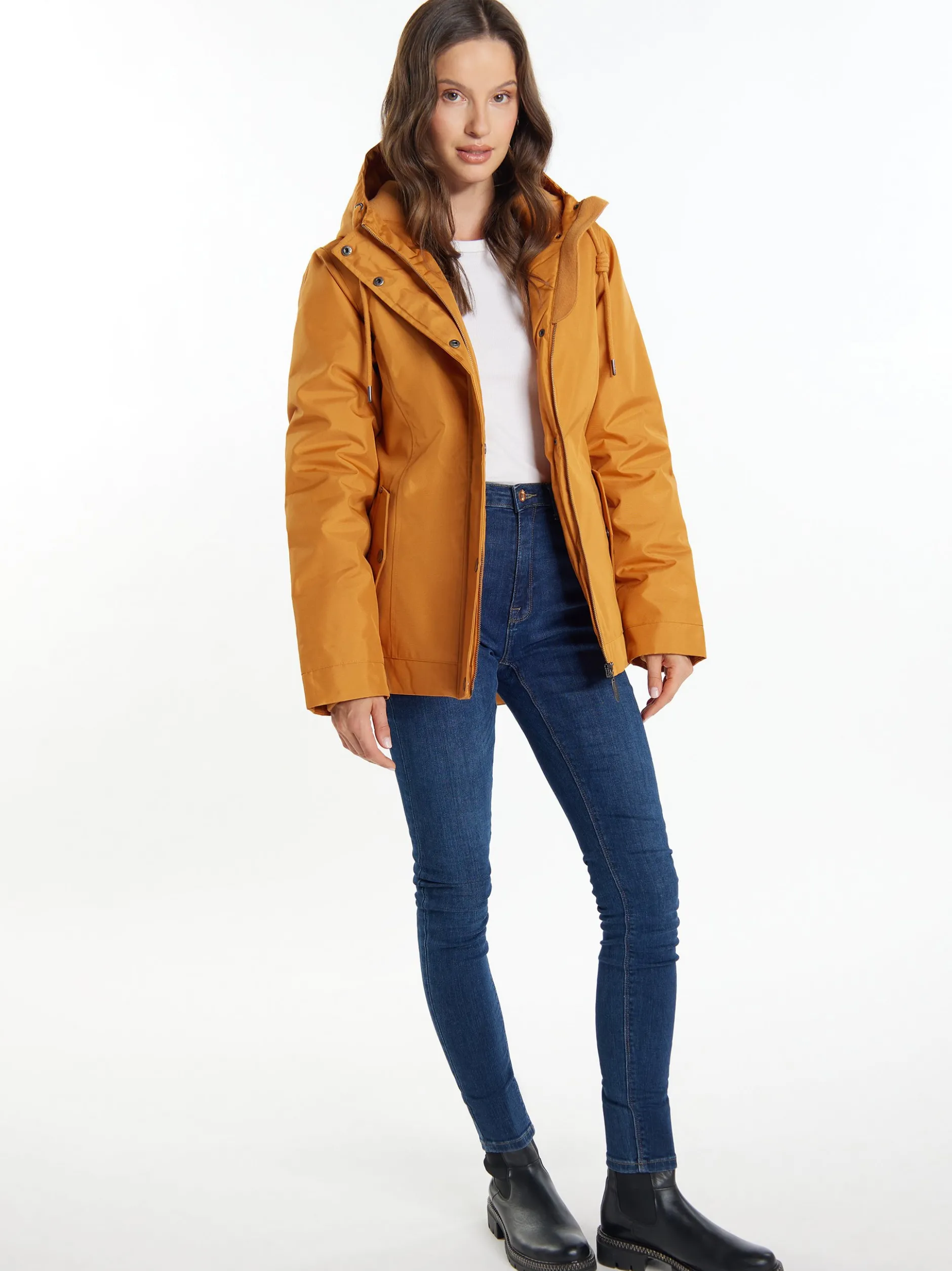 Usha Damen wattierte Jacke in gelb
