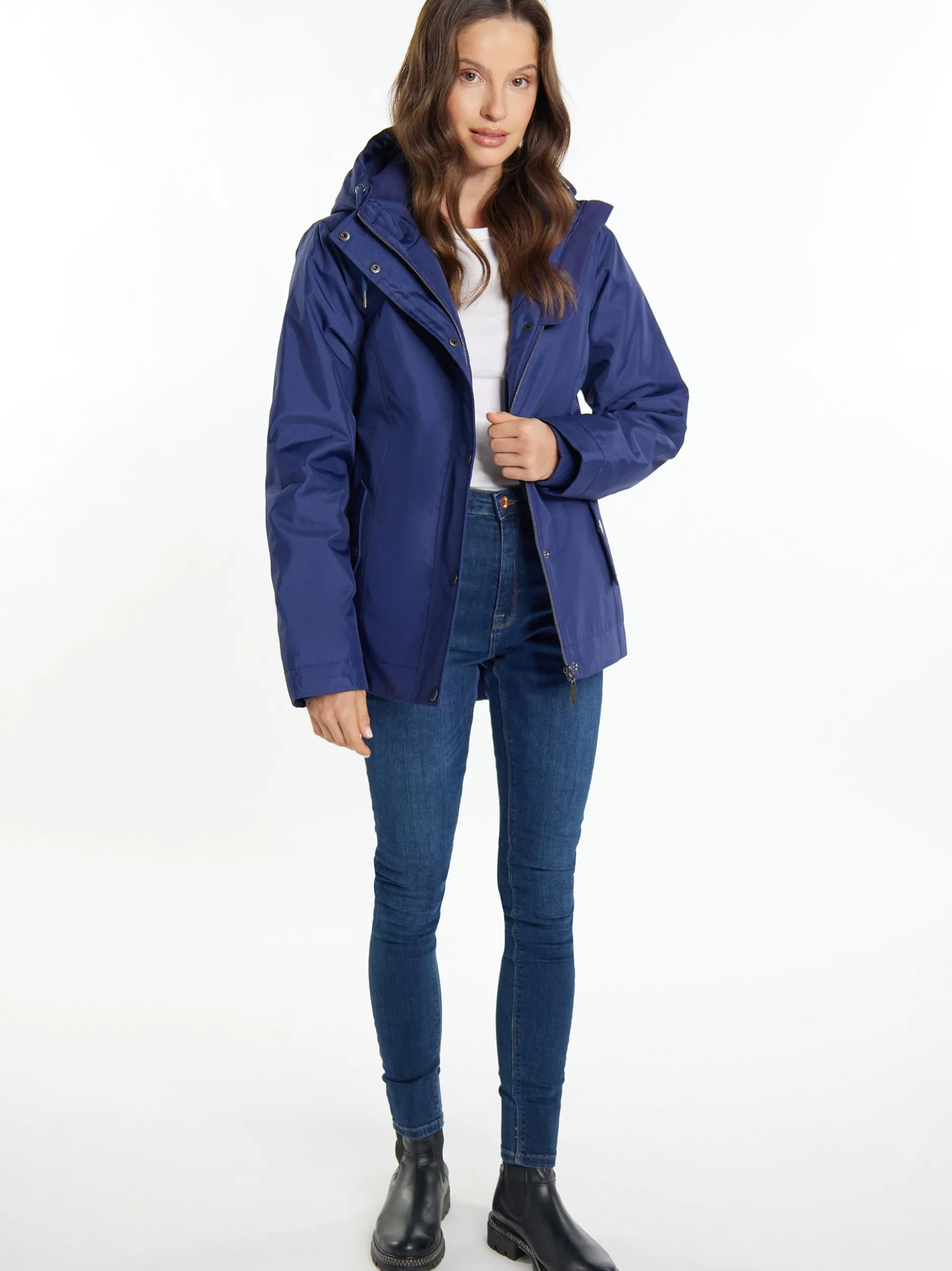 Usha Damen wattierte Jacke in marine