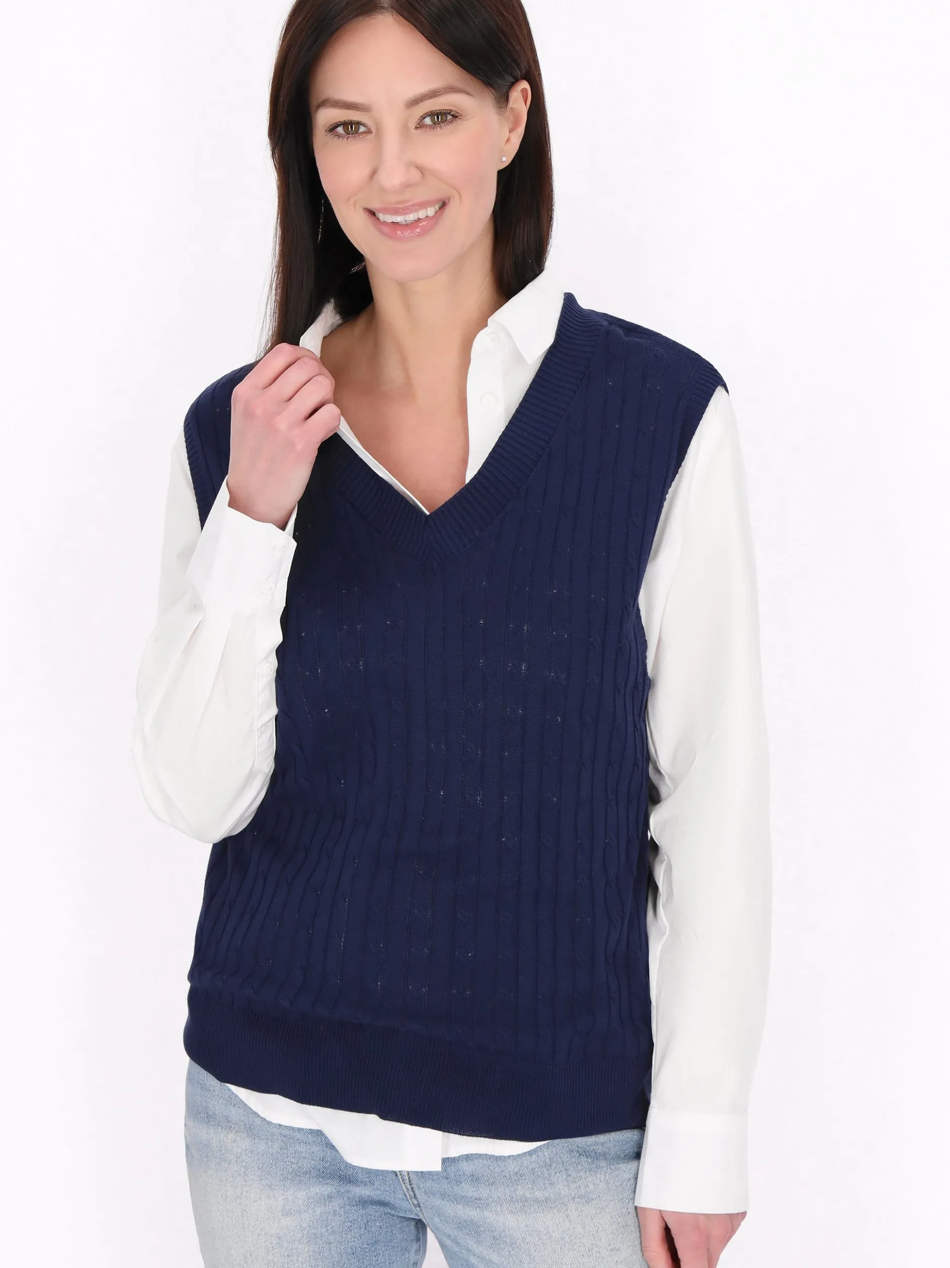 Usha Damen Weste in marine