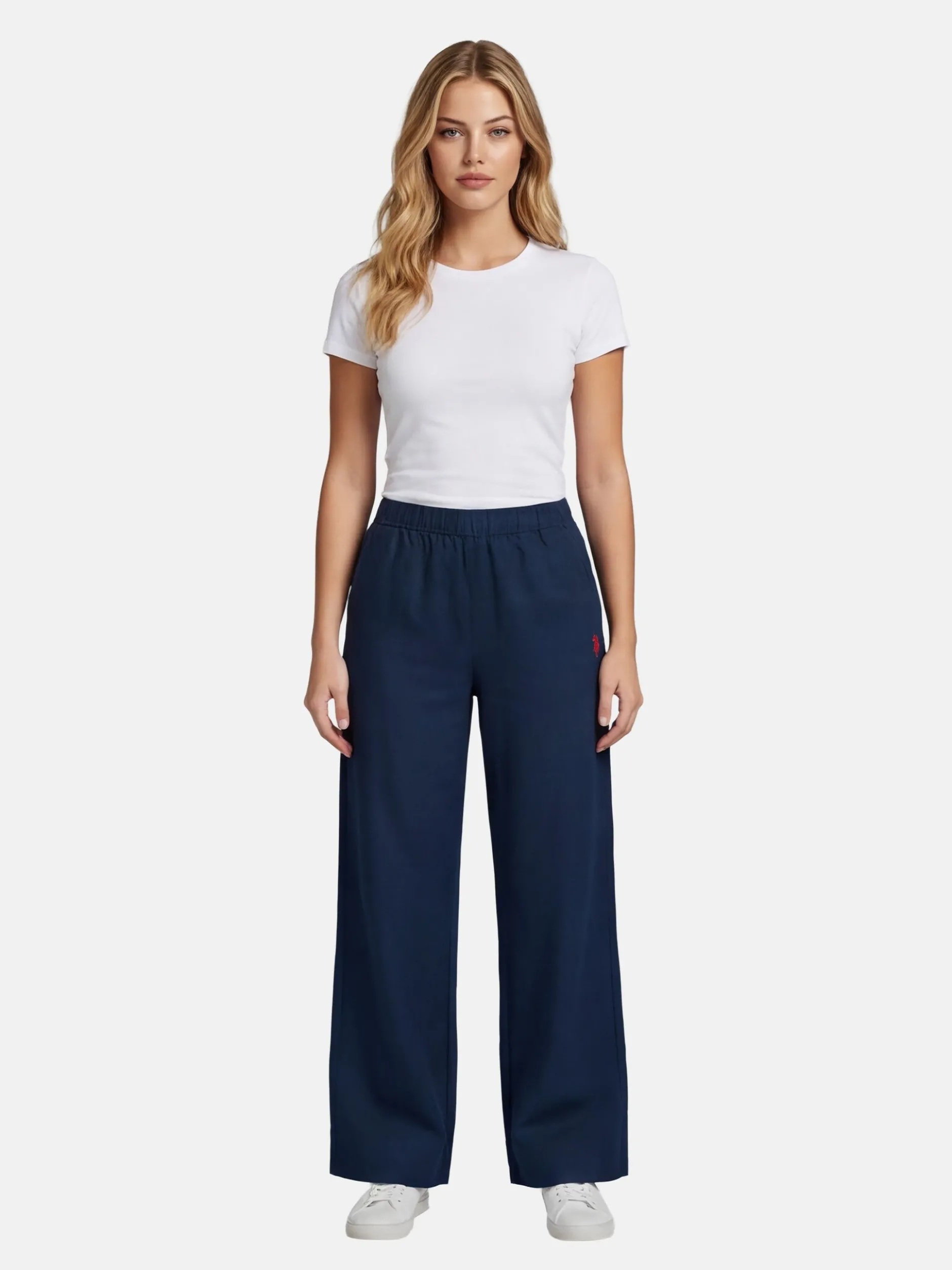 U.S. Polo Assn. Damen Hose - USMoolly in blau
