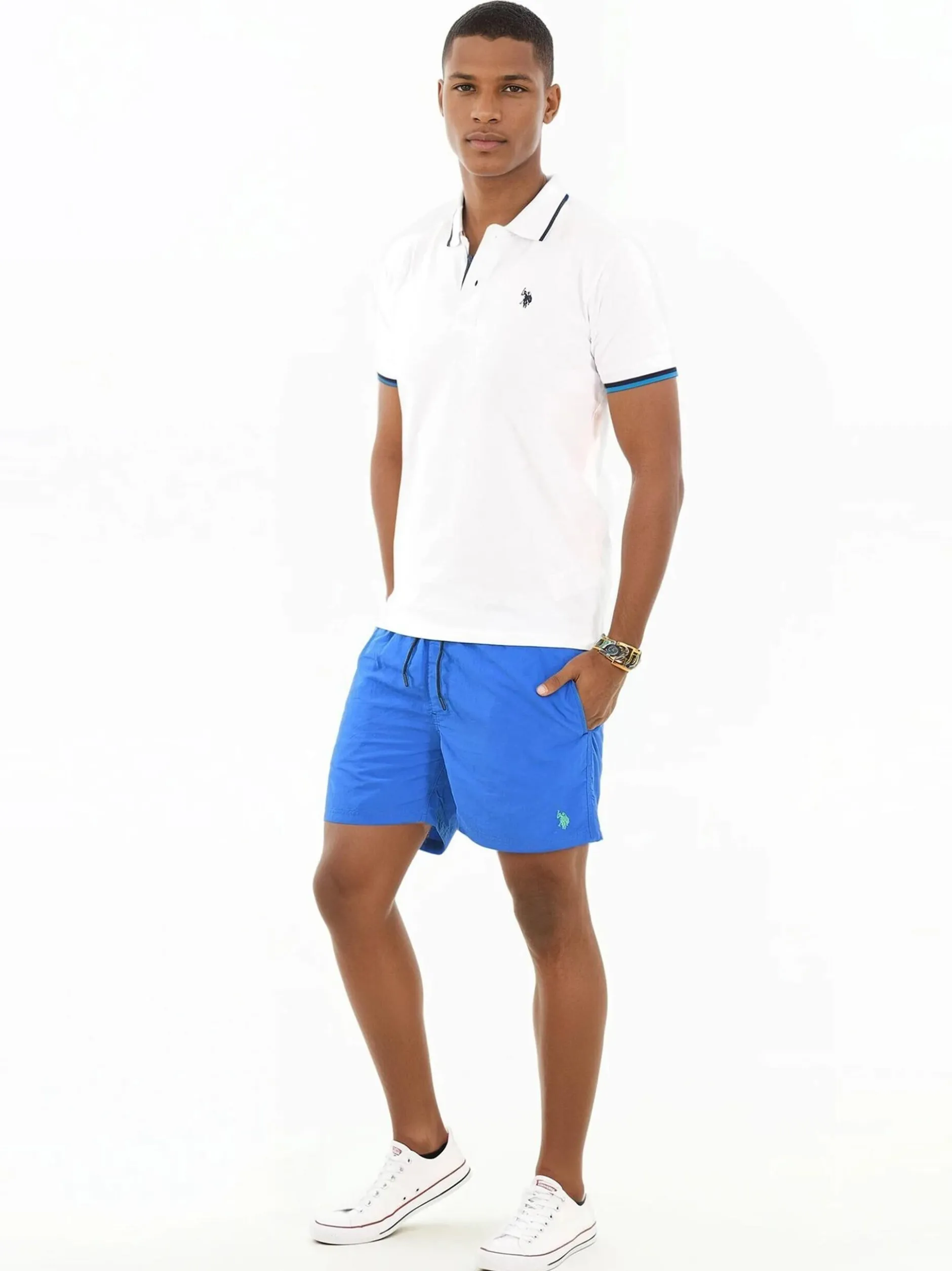 U.S. Polo Assn. Herren Badeshorts - USKyrk in blau