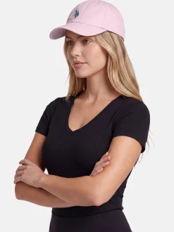 U.S. Polo Assn. Herren Baseball Cap - USKaii in pink
