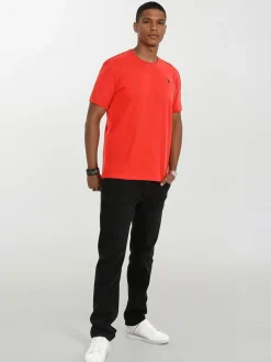U.S. Polo Assn. Herren Herren T-Shirt - USNaash in rot