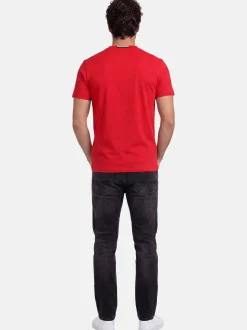 U.S. Polo Assn. Herren Herren T-Shirt - USNaash in rot