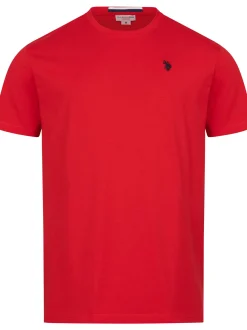 U.S. Polo Assn. Herren Herren T-Shirt - USNaash in rot