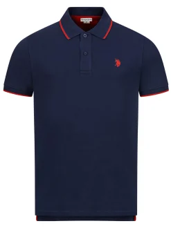 U.S. Polo Assn. Herren Poloshirts - USKayle in blau