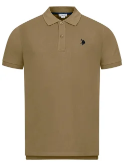 U.S. Polo Assn. Herren Poloshirt - USNeho in beige