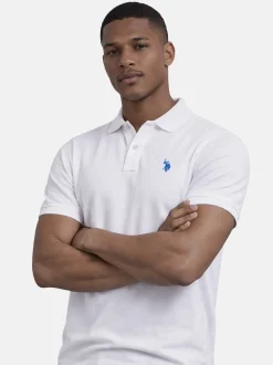 U.S. Polo Assn. Herren Poloshirt - USRyyan in weiß