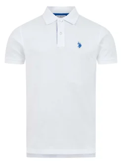 U.S. Polo Assn. Herren Poloshirt - USRyyan in weiß