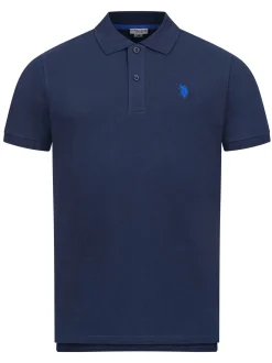 U.S. Polo Assn. Herren Poloshirt - USNeho in blau