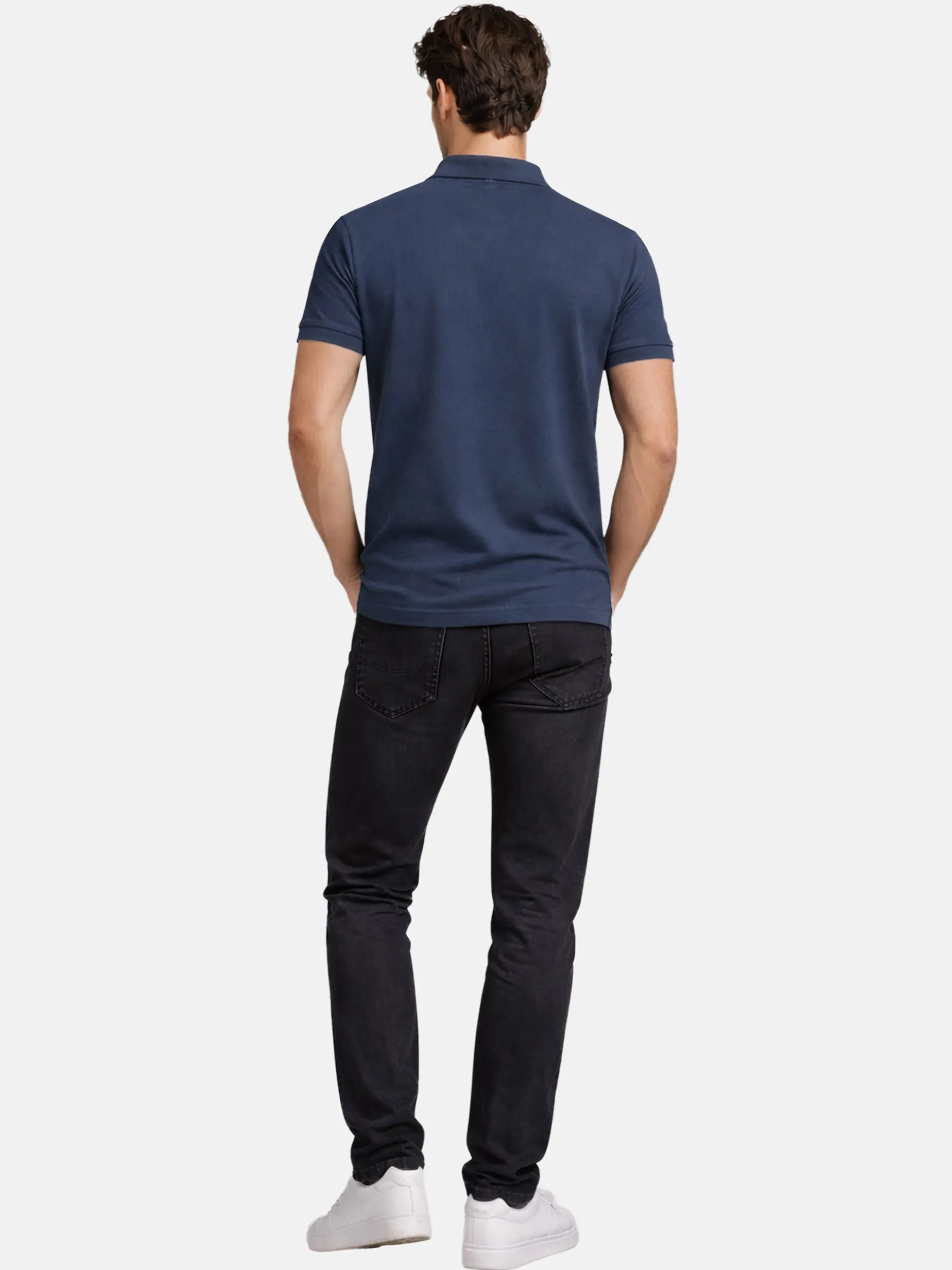 U.S. Polo Assn. Herren Poloshirt - USBrodyy in blau