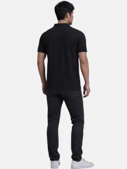 U.S. Polo Assn. Herren Poloshirt - USAAce in schwarz
