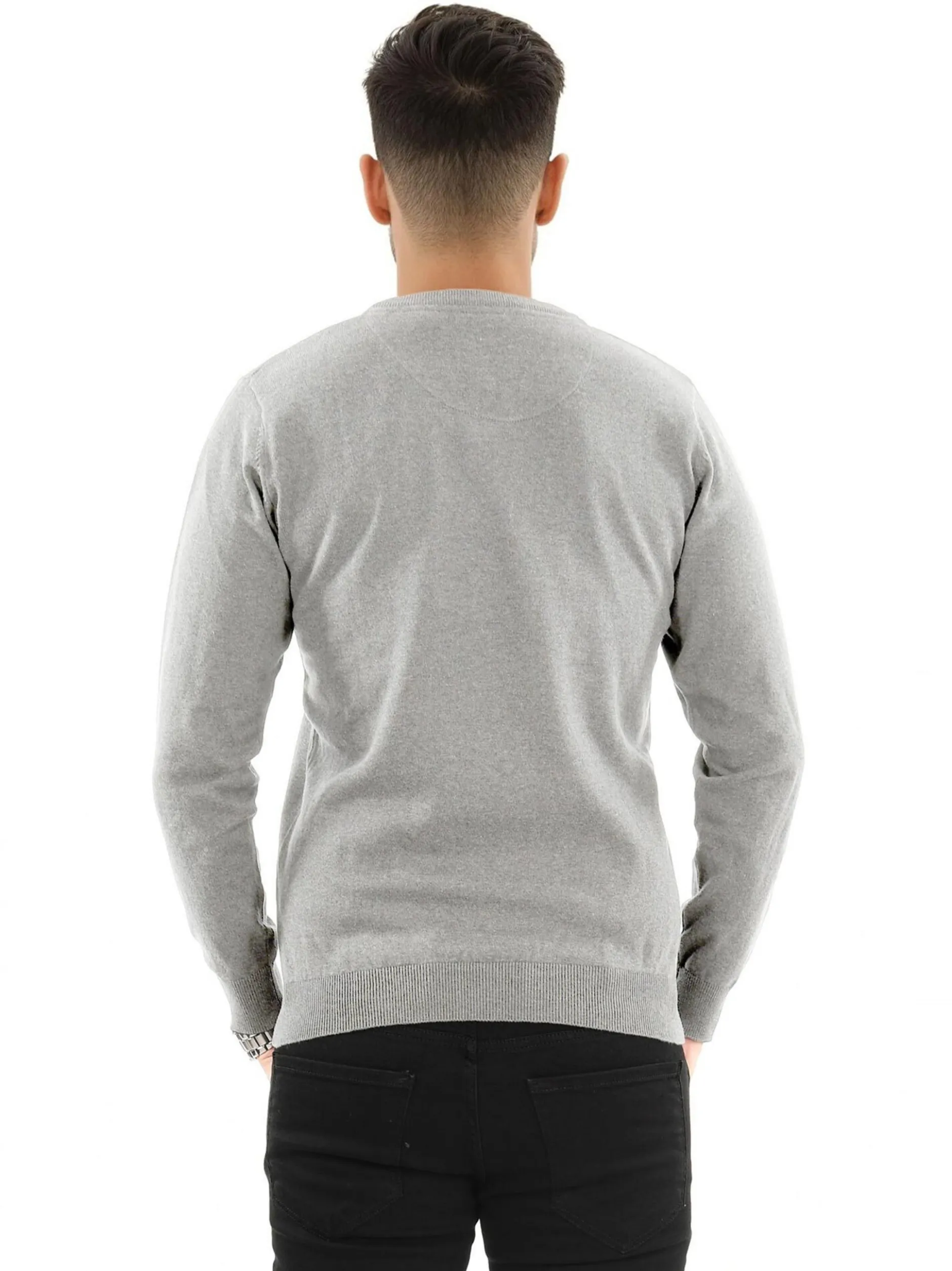 U.S. Polo Assn. Herren Pullover - USPhil in grau