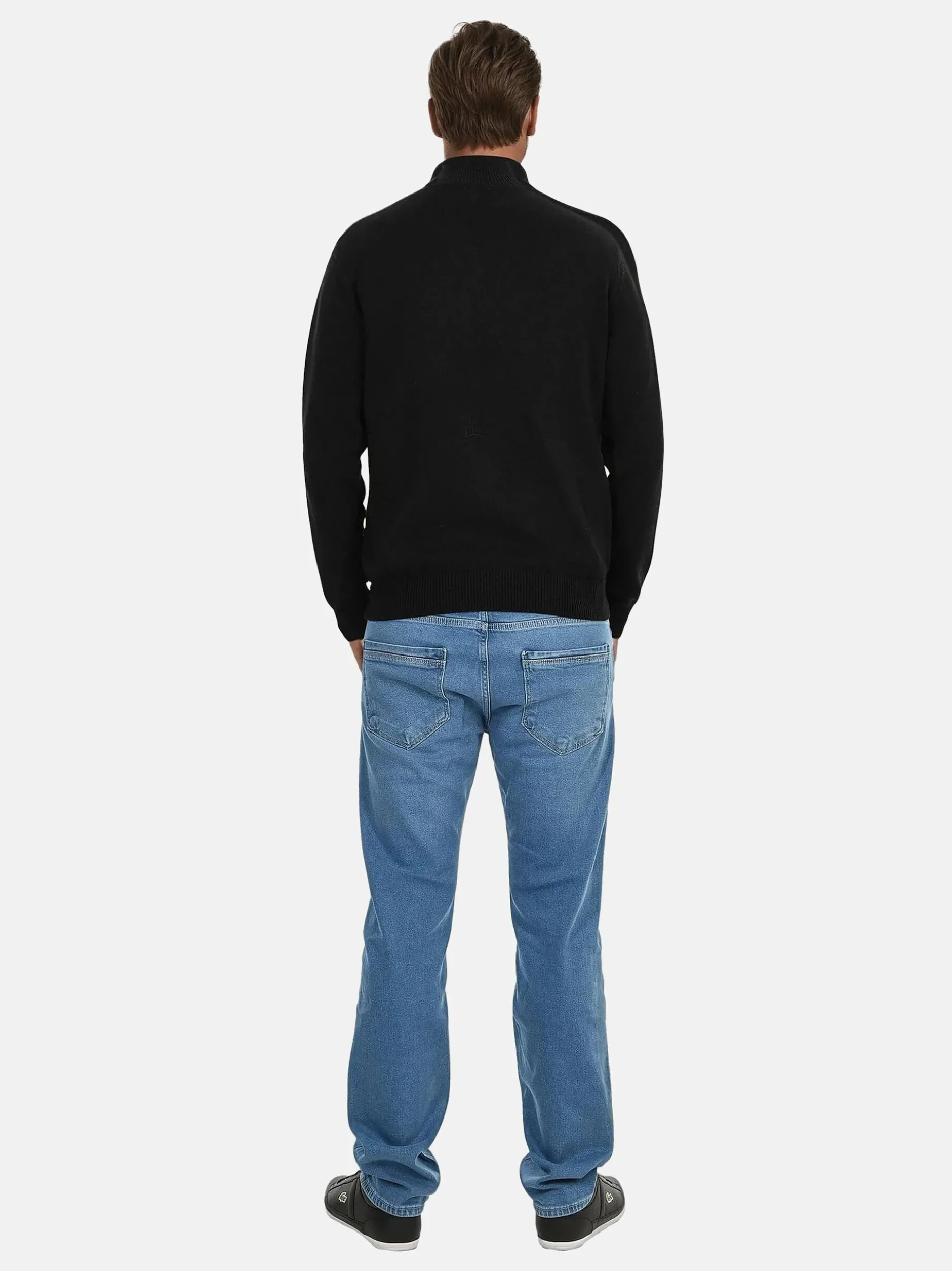 U.S. Polo Assn. Herren Pullover - USLogaan in schwarz