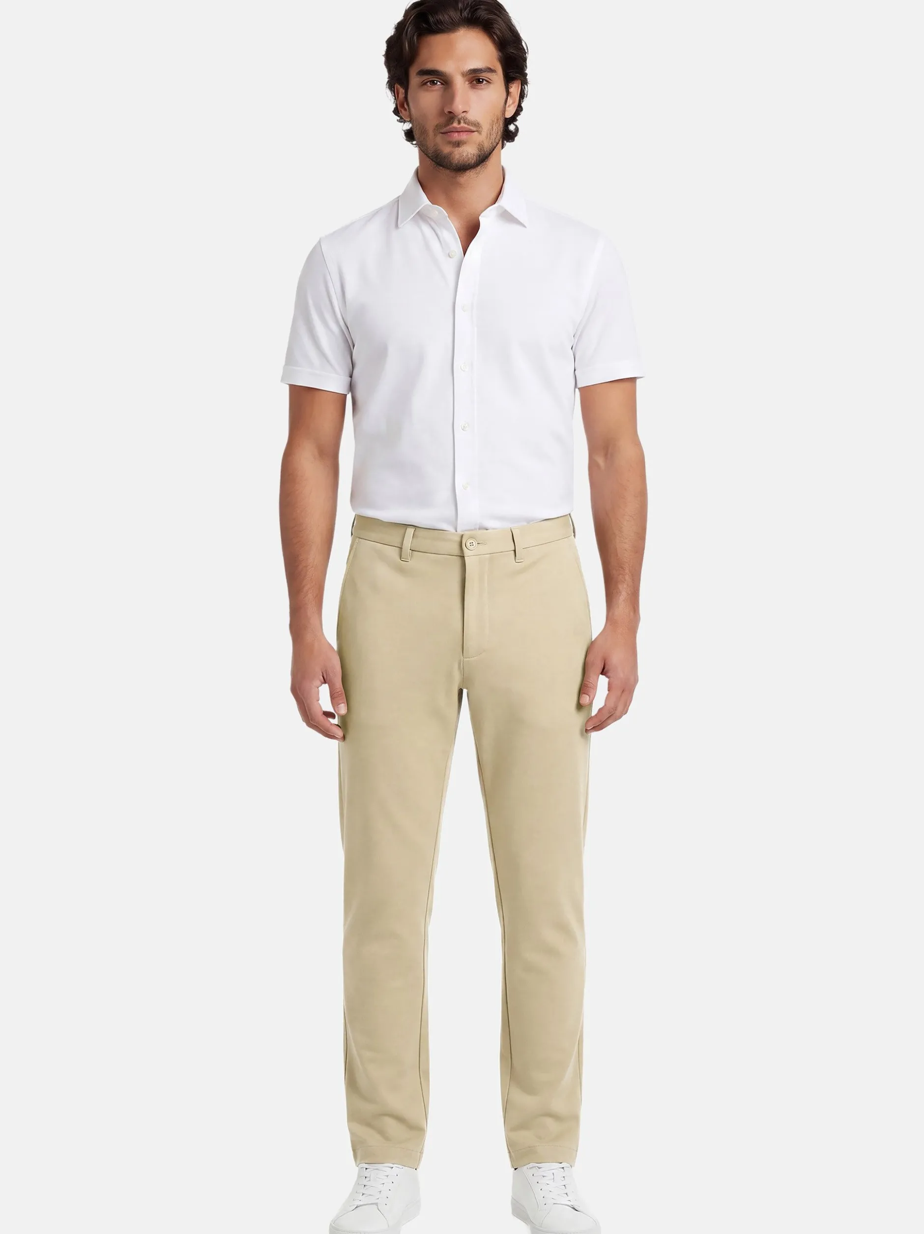 U.S. Polo Assn. Herren Stoffhose - USOliiver in beige