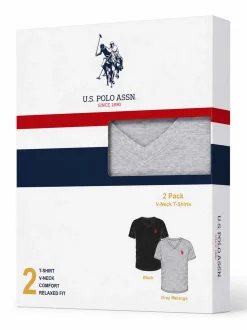 U.S. Polo Assn. Herren T-Shirt - USRiider in schwarz