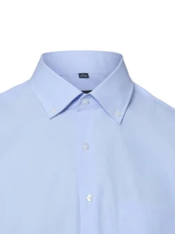 Van Graaf Herren Kurzarmhemd - Easy Care in hellblau