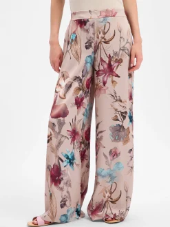 V by Vera Mont Damen Hose in beige mehrfarbig