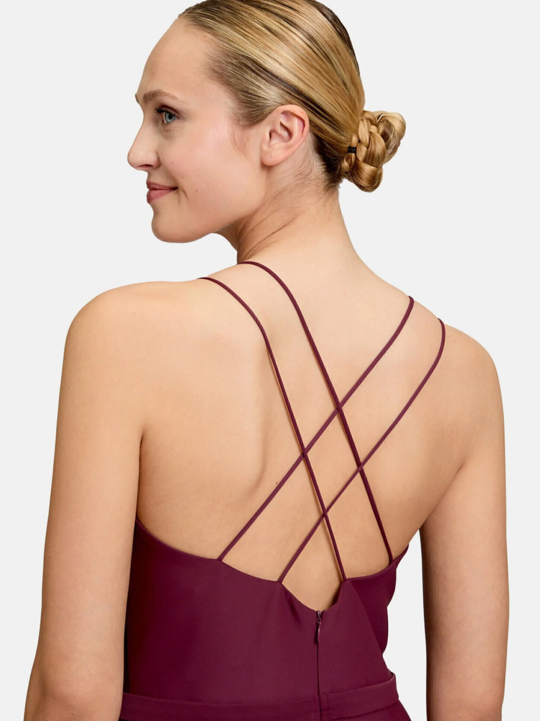 Vera Mont Damen Abendkleid in bordeaux