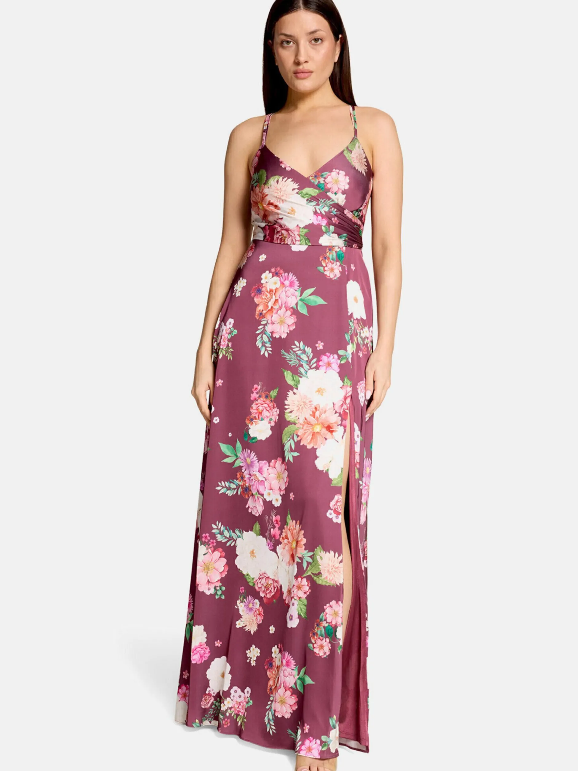 Vera Mont Damen Abendkleid in mehrfarbig