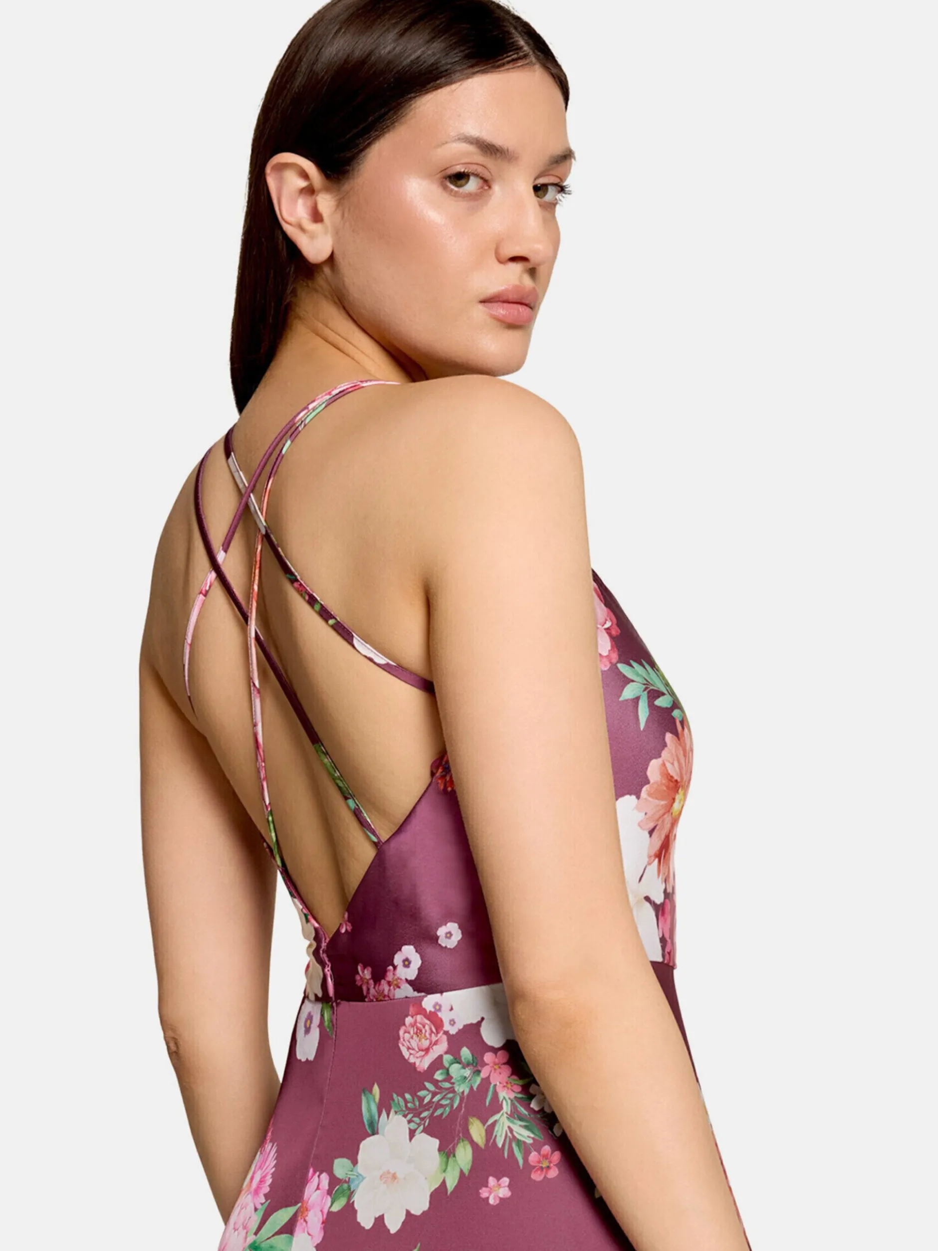 Vera Mont Damen Abendkleid in mehrfarbig