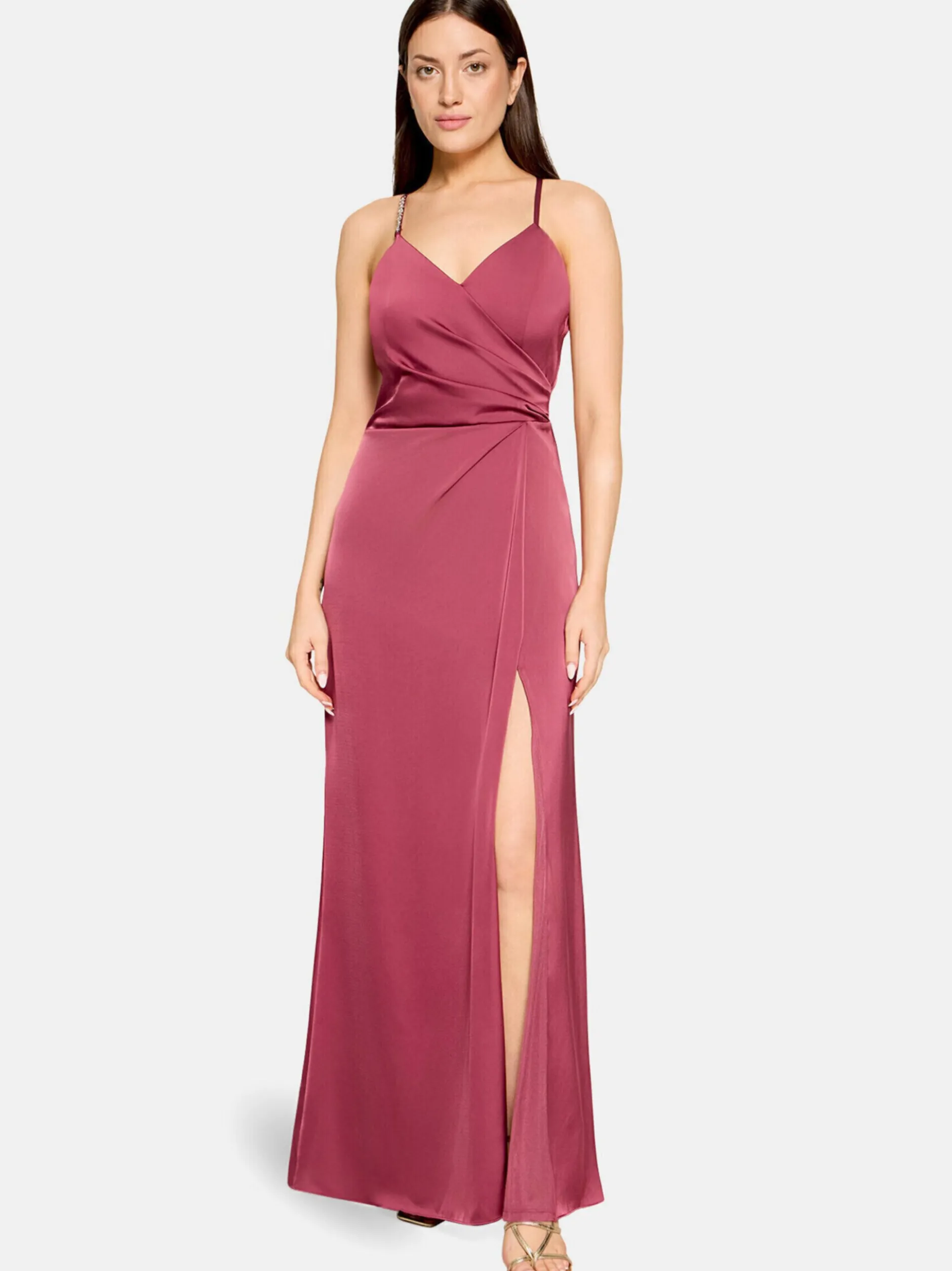 Vera Mont Damen Abendkleid in rot