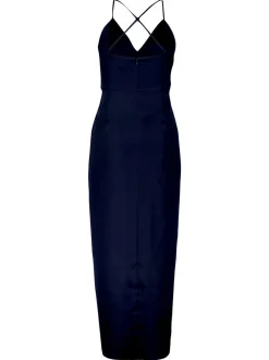 Vera Mont Damen Abendkleid in marine blau
