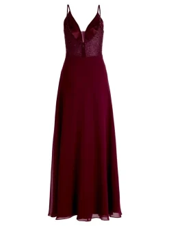 Vera Mont Damen Abendkleid in bordeaux