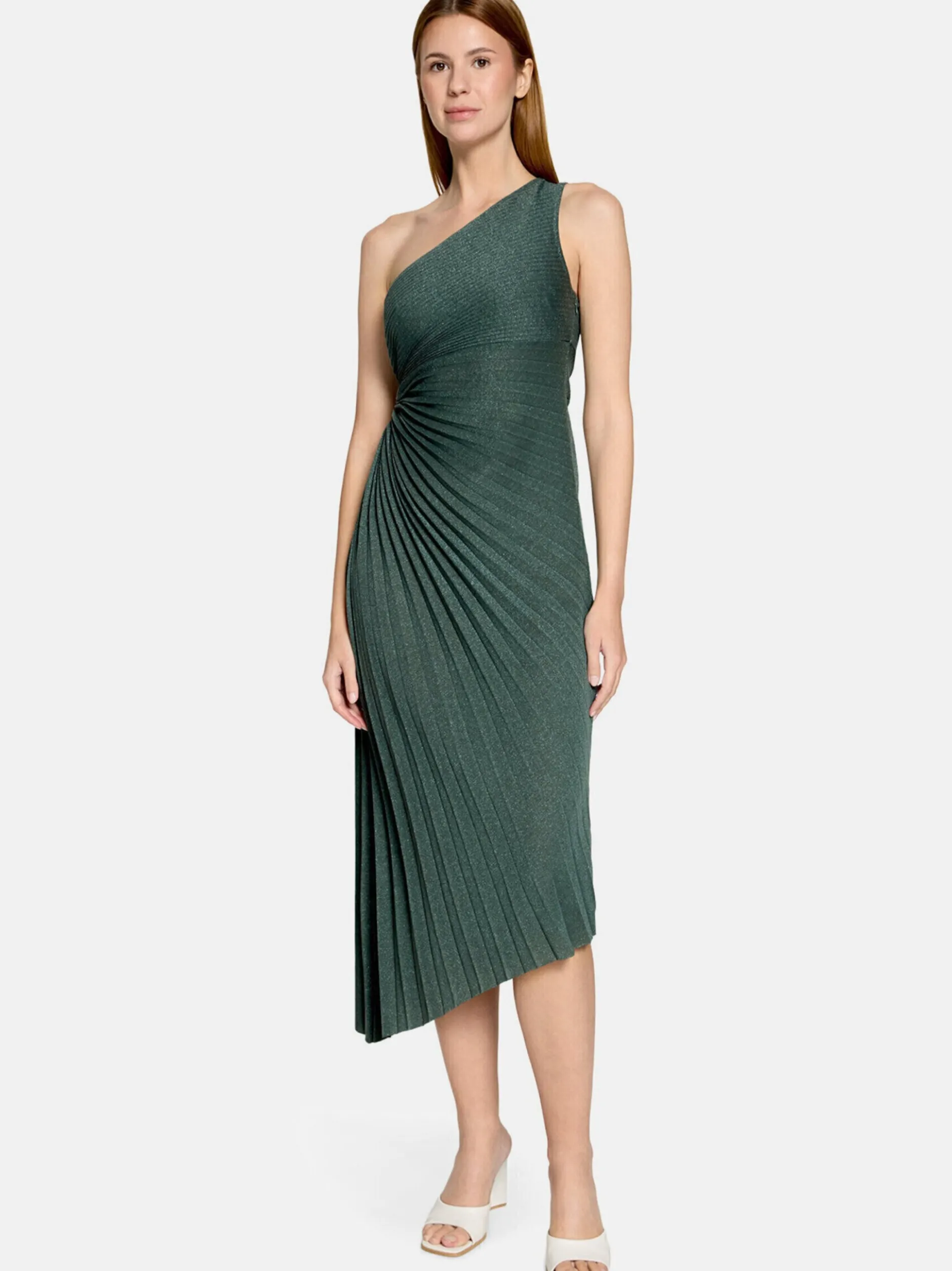 Vera Mont Damen Abendkleid in schilf