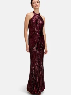 Vera Mont Damen Abendkleid in bordeaux