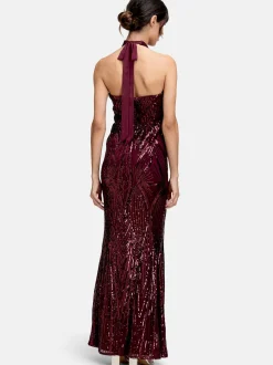 Vera Mont Damen Abendkleid in bordeaux