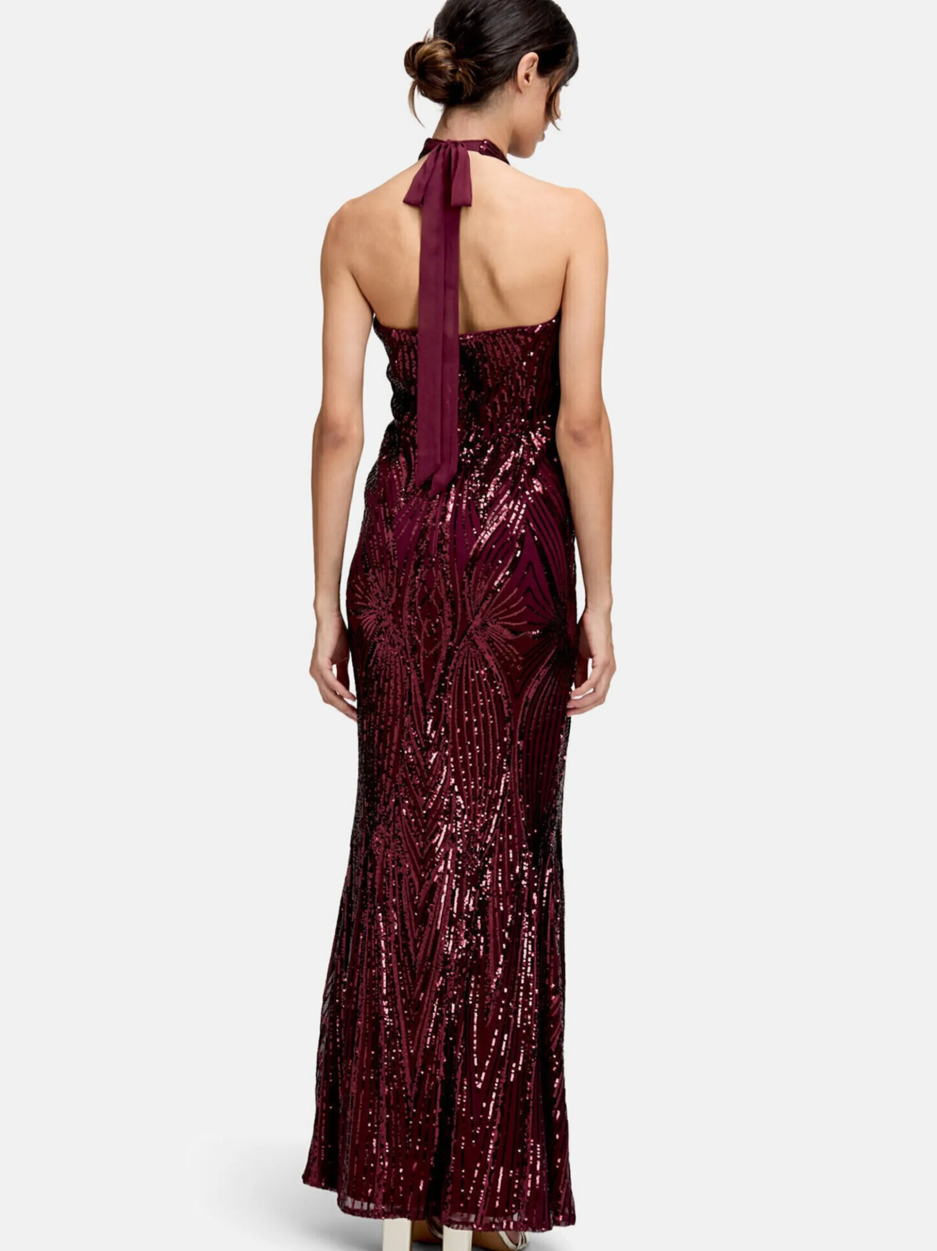 Vera Mont Damen Abendkleid in bordeaux