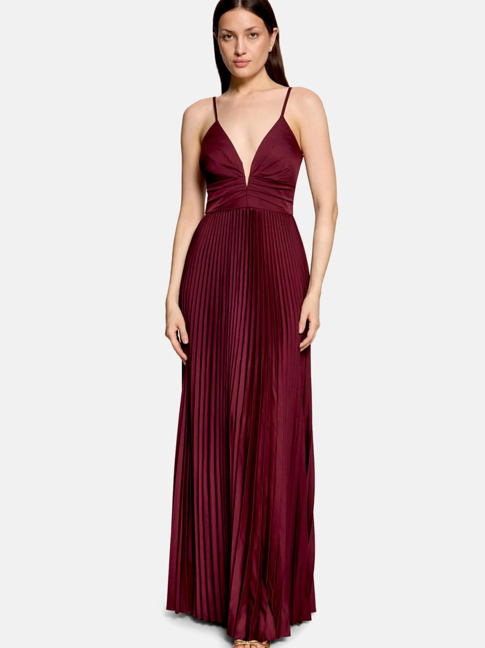 Vera Mont Damen Abendkleid in bordeaux
