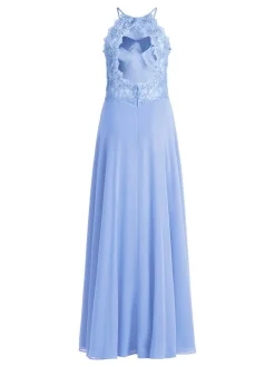 Vera Mont Damen Abendkleid in hellblau
