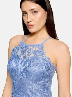 Vera Mont Damen Abendkleid in hellblau