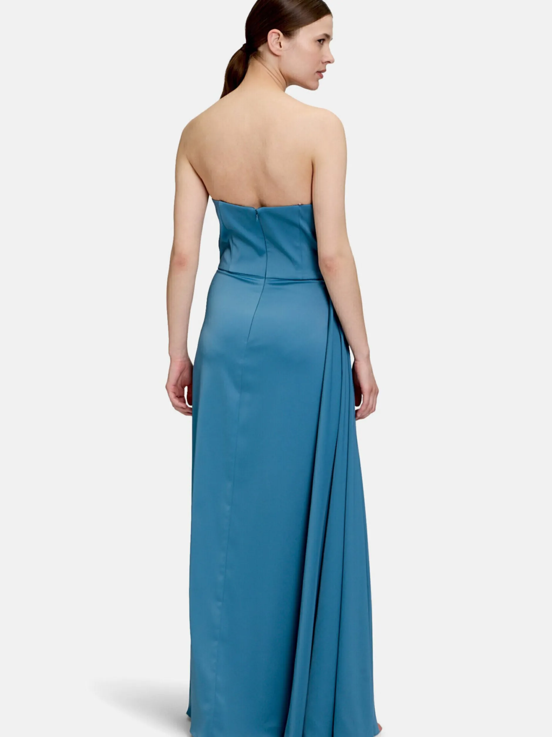 Vera Mont Damen Abendkleid in blau