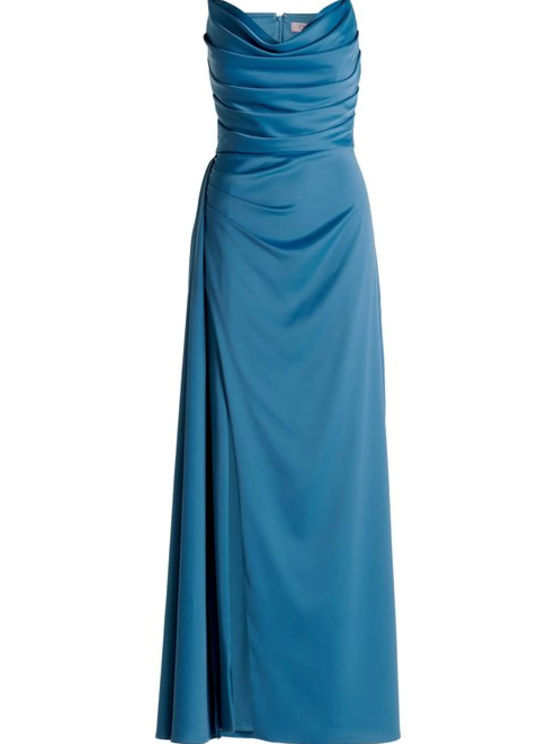Vera Mont Damen Abendkleid in blau