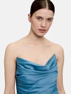 Vera Mont Damen Abendkleid in blau