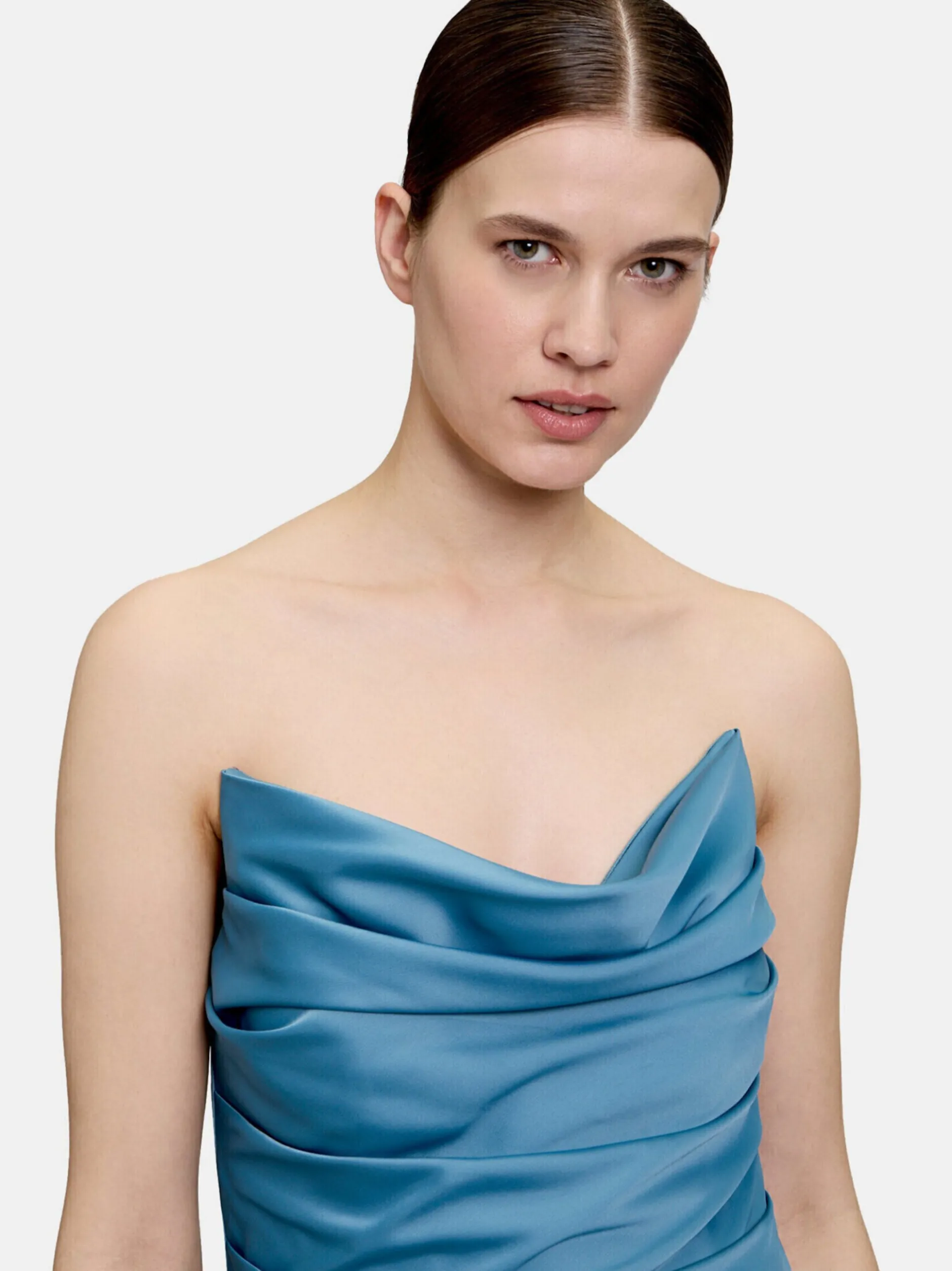 Vera Mont Damen Abendkleid in blau